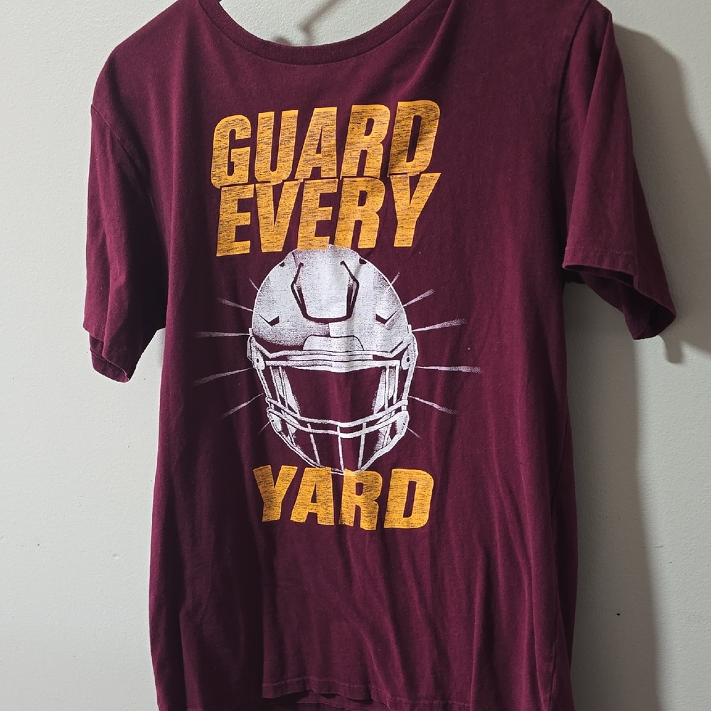 Place Maroon Logo Tee with Subtle White Print